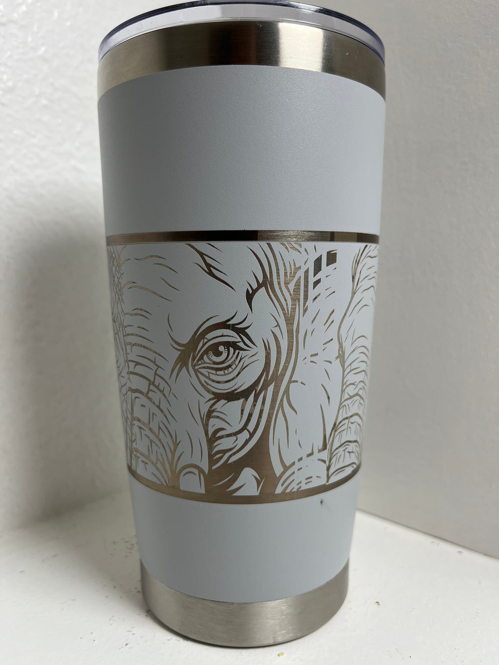 Stainless Elephant Tumbler - Customizable!