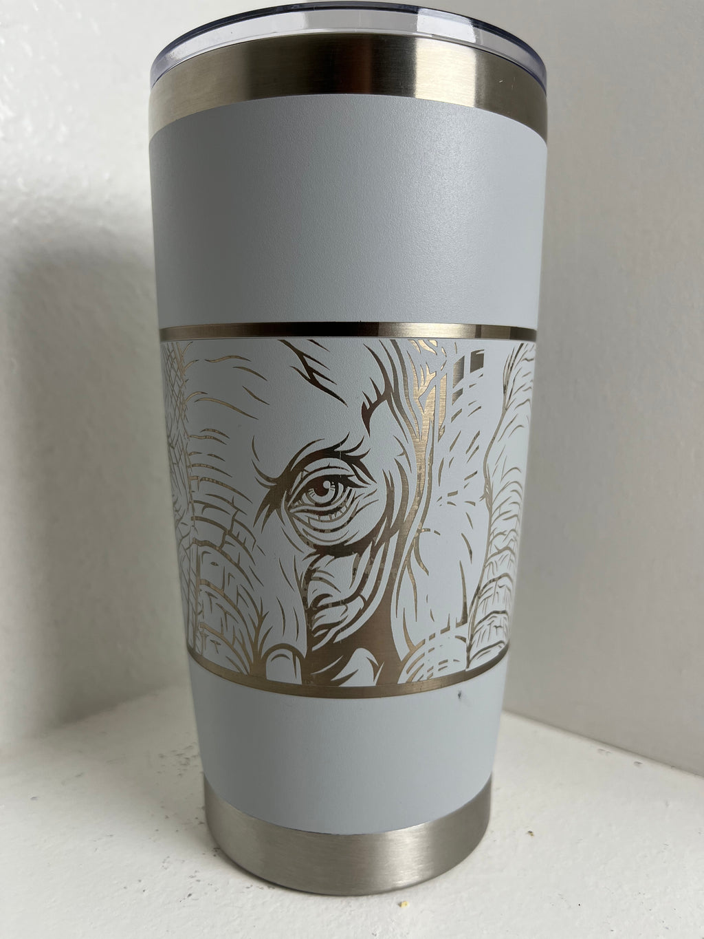 Stainless Elephant Tumbler - Customizable!