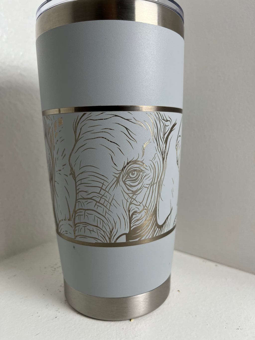 Stainless Elephant Tumbler - Customizable!