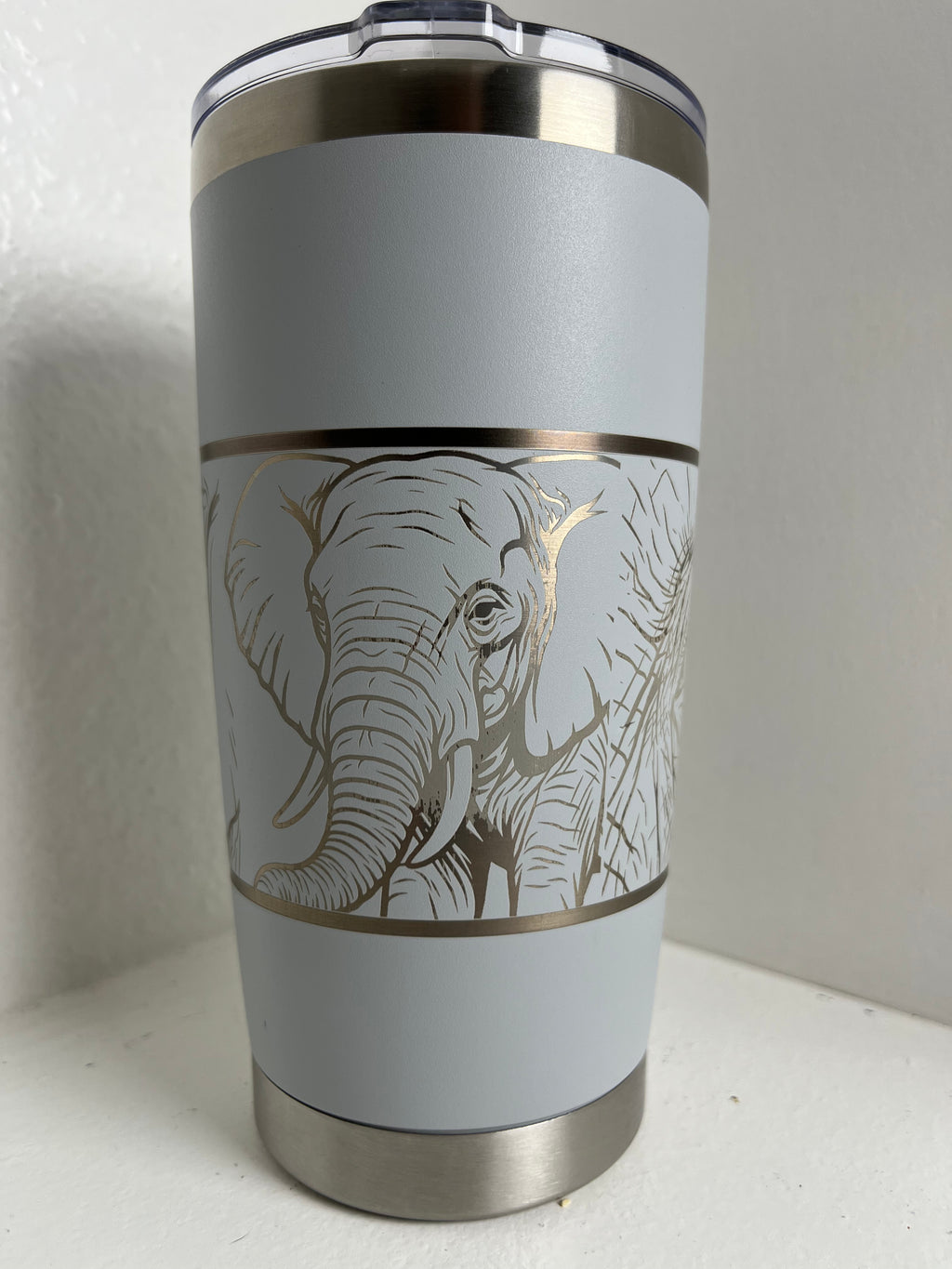 Stainless Elephant Tumbler - Customizable!