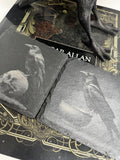 Crow Raven Raw Edge Slate Coaster Set - set of 2