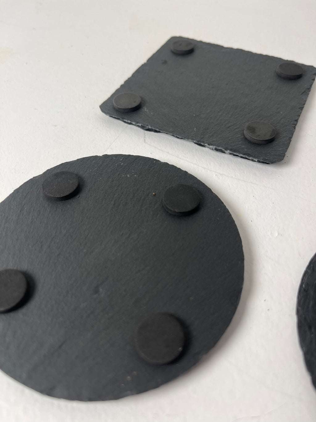 Sea Turtle Raw Edge Slate Coaster Set - Set of 2