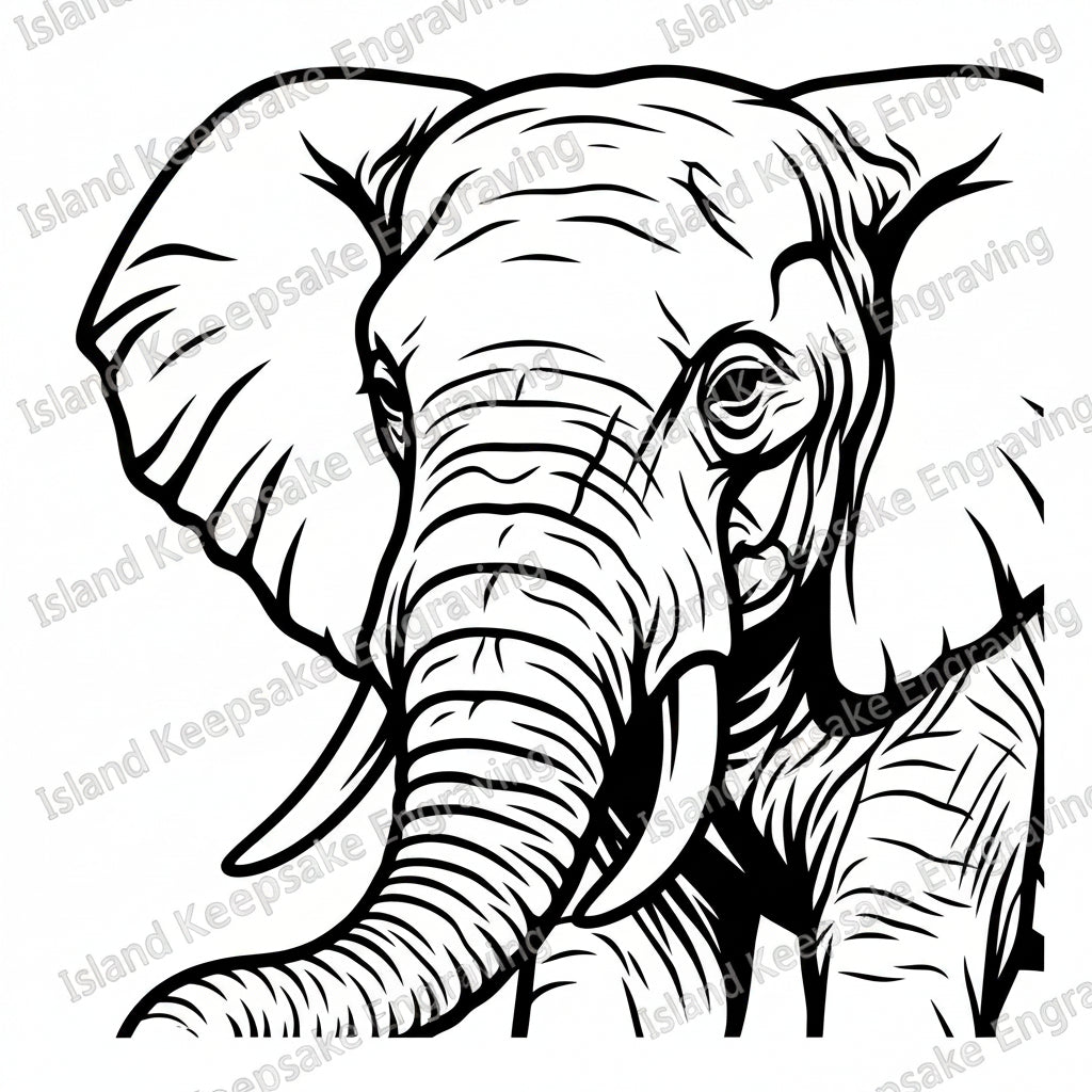 Stainless Elephant Tumbler - Customizable!