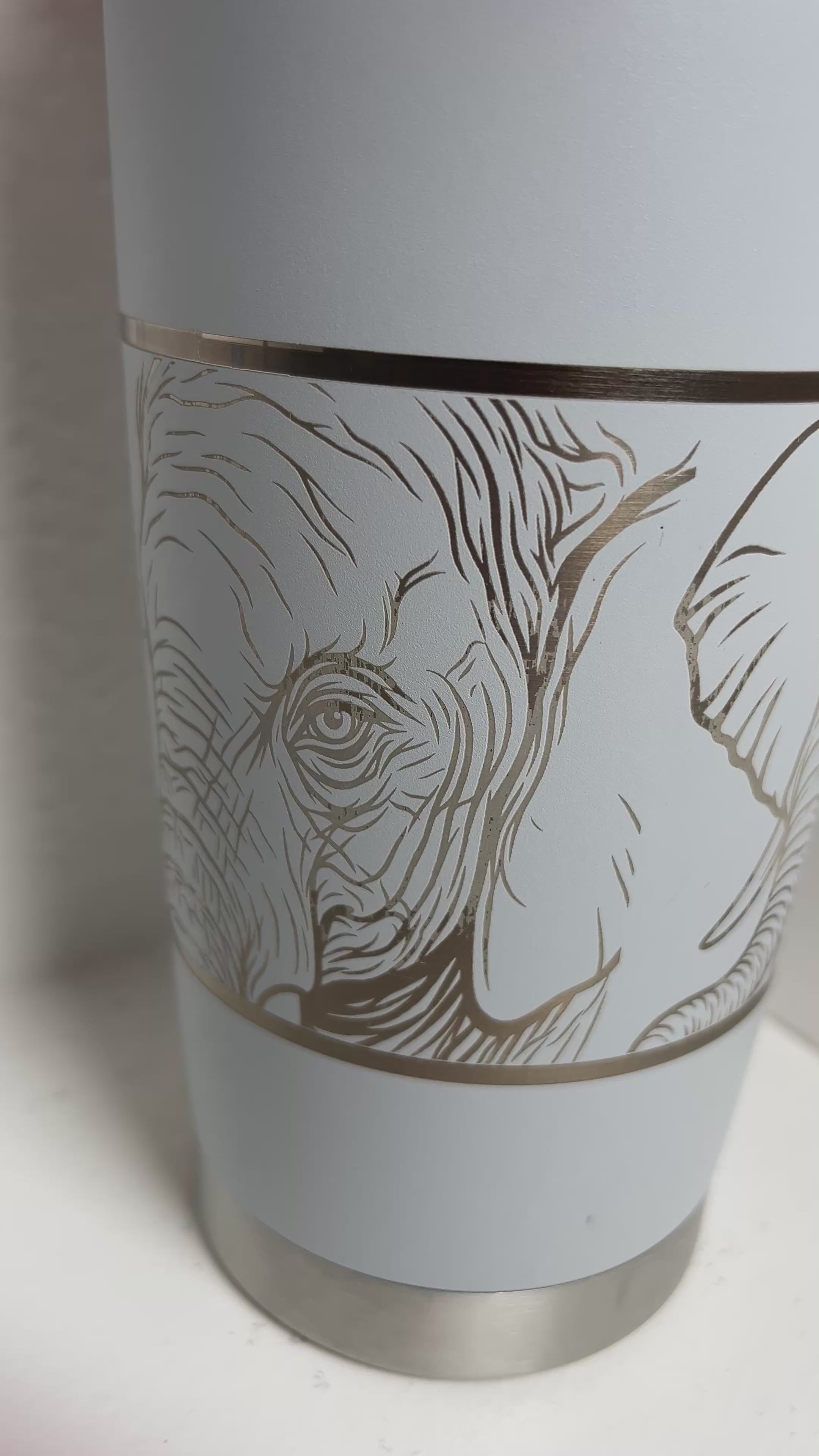 Stainless Elephant Tumbler - Customizable!