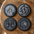 Custom Zodiac Signs - Raw Edge Coaster